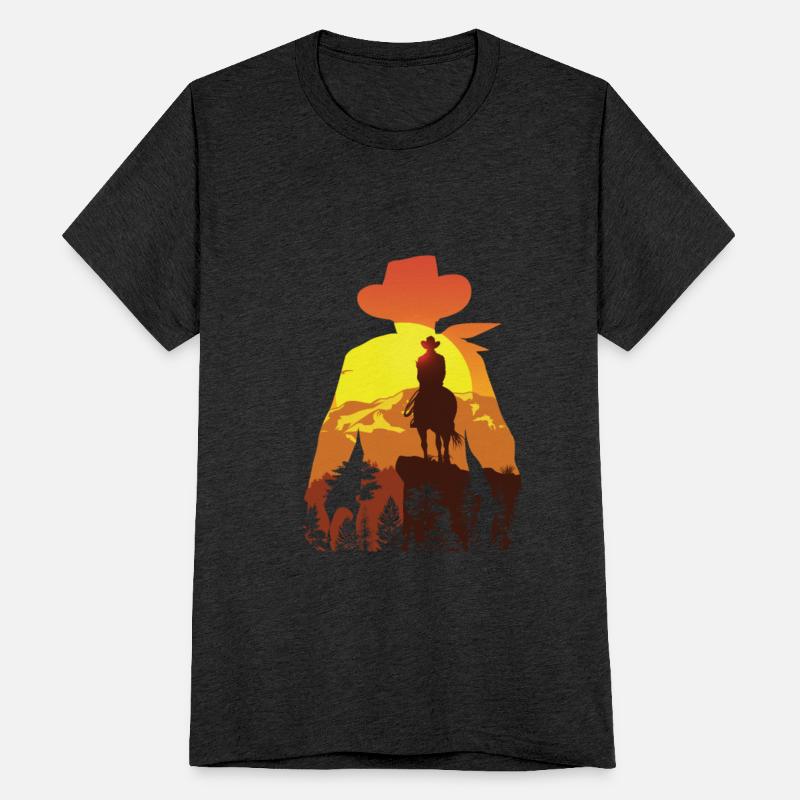 Cowboy With Horse