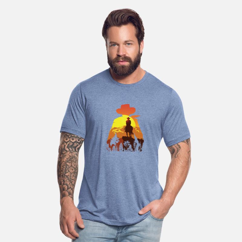 Cowboy With Horse