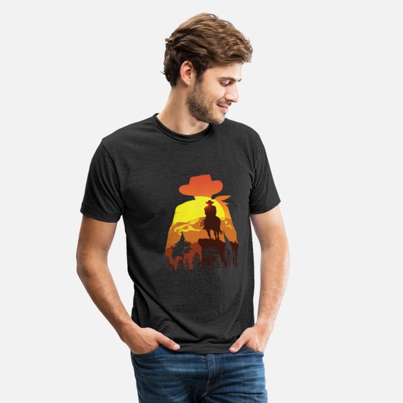 Cowboy With Horse