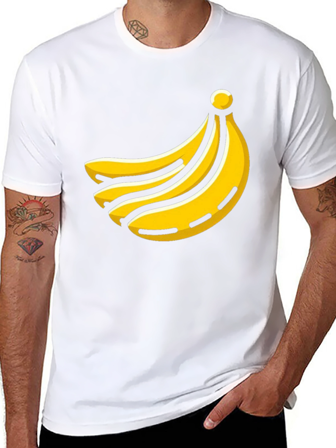 Banana Graphic Tee - Funky Fruit Design!