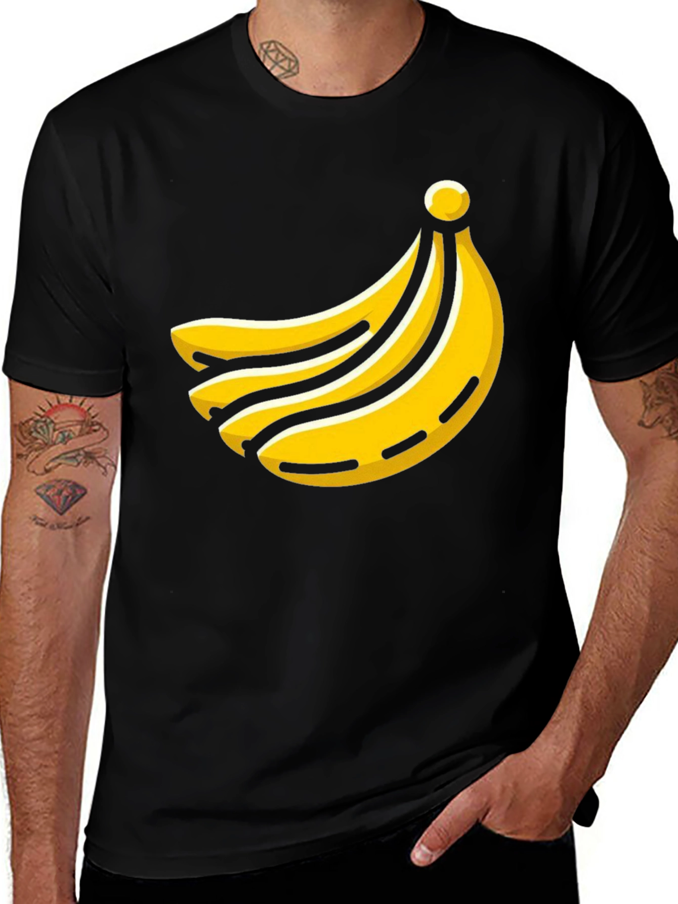 Banana Graphic Tee - Funky Fruit Design!