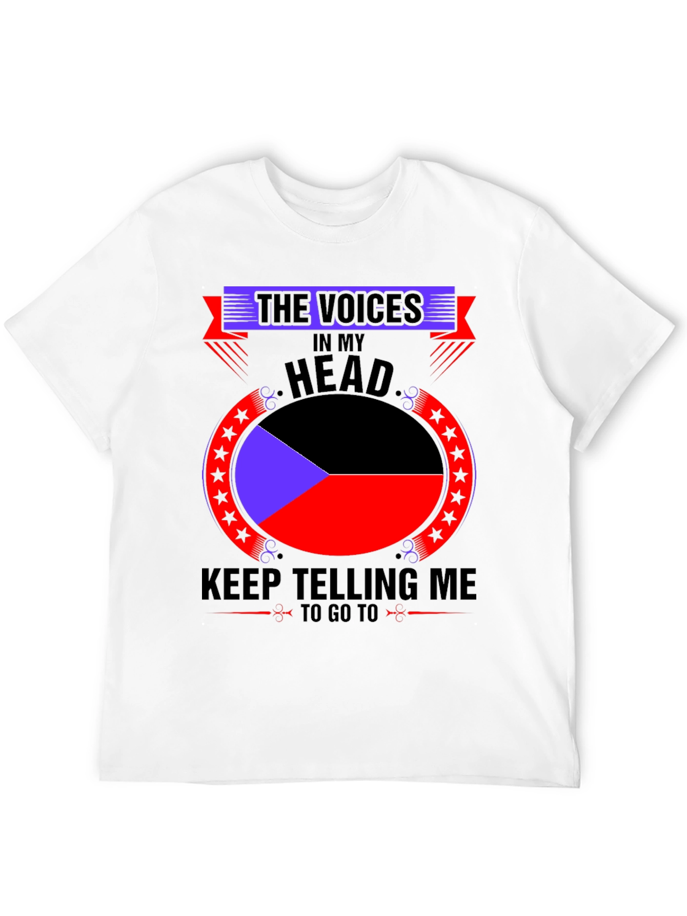 Voices in My Head Graphic Tee - Black