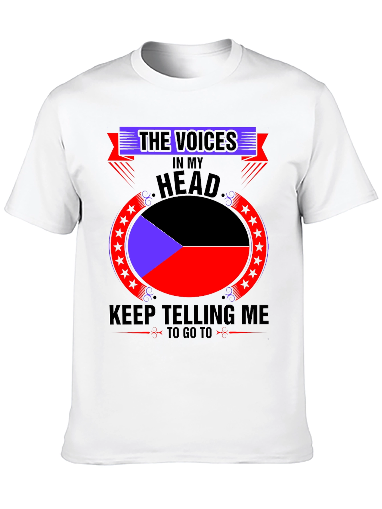 Voices in My Head Graphic Tee - Black
