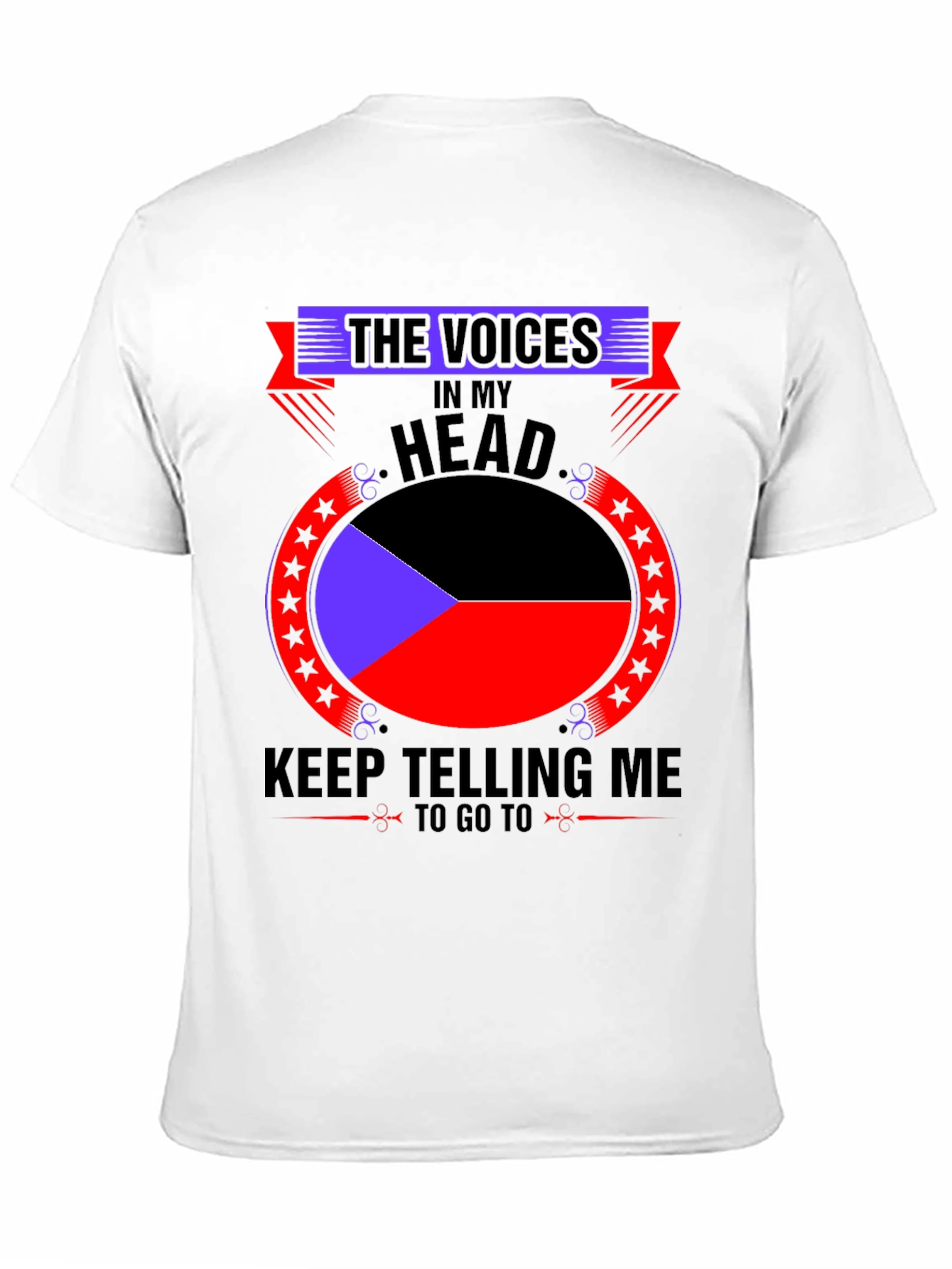 Voices in My Head Graphic Tee - Black