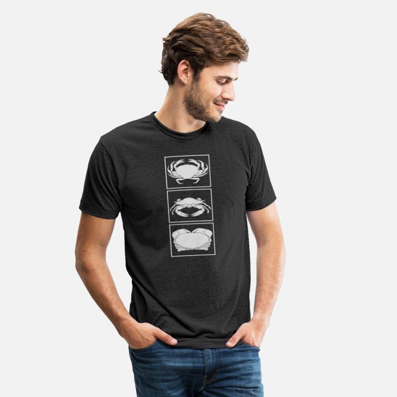 Crab Shirt, Crab Distressed Print Tee, Emotional
