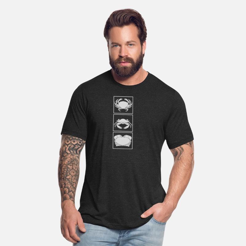 Crab Shirt, Crab Distressed Print Tee, Emotional