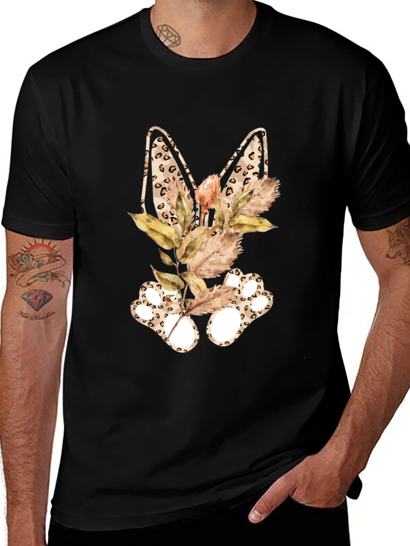 Leopard Bunny Ears T-Shirt