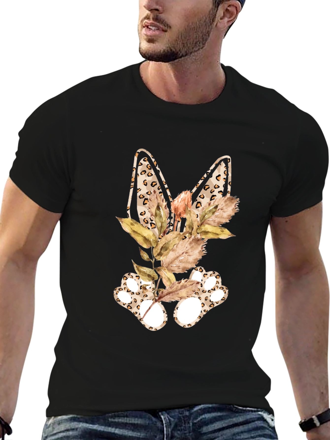 Leopard Bunny Ears T-Shirt