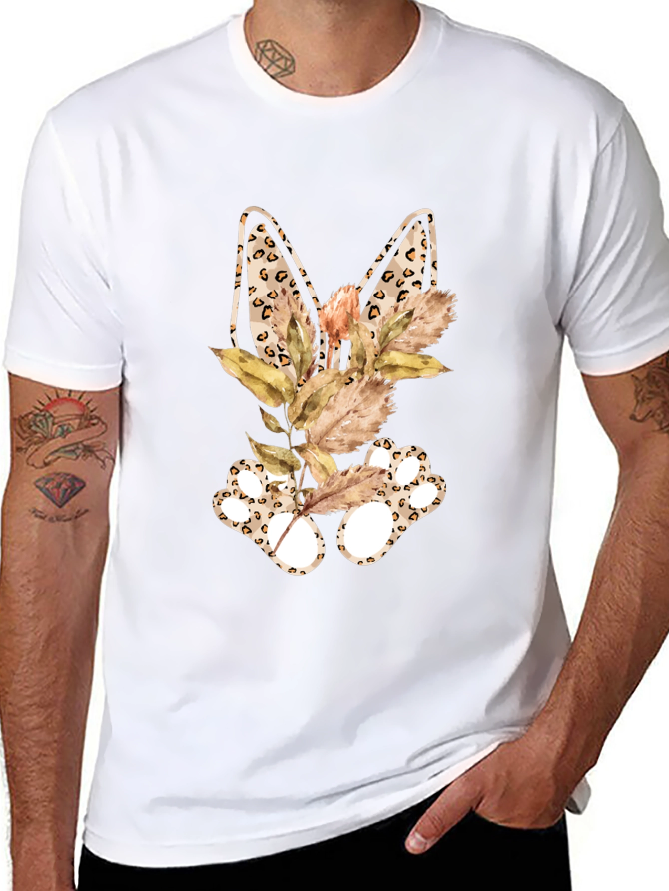 Leopard Bunny Ears T-Shirt