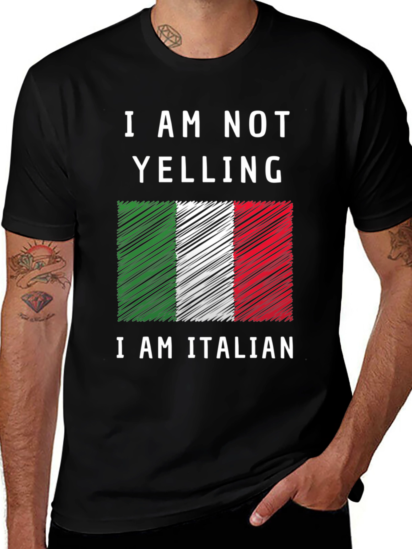 Italian Pride T-Shirt - I Am Not Yelling