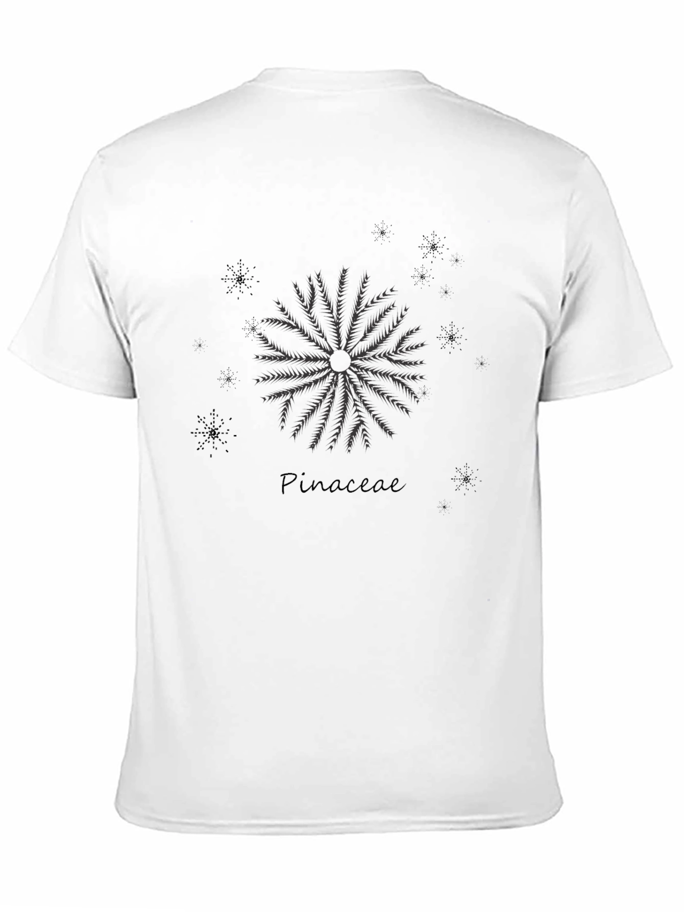 Pinaceae Graphic Black T-Shirt