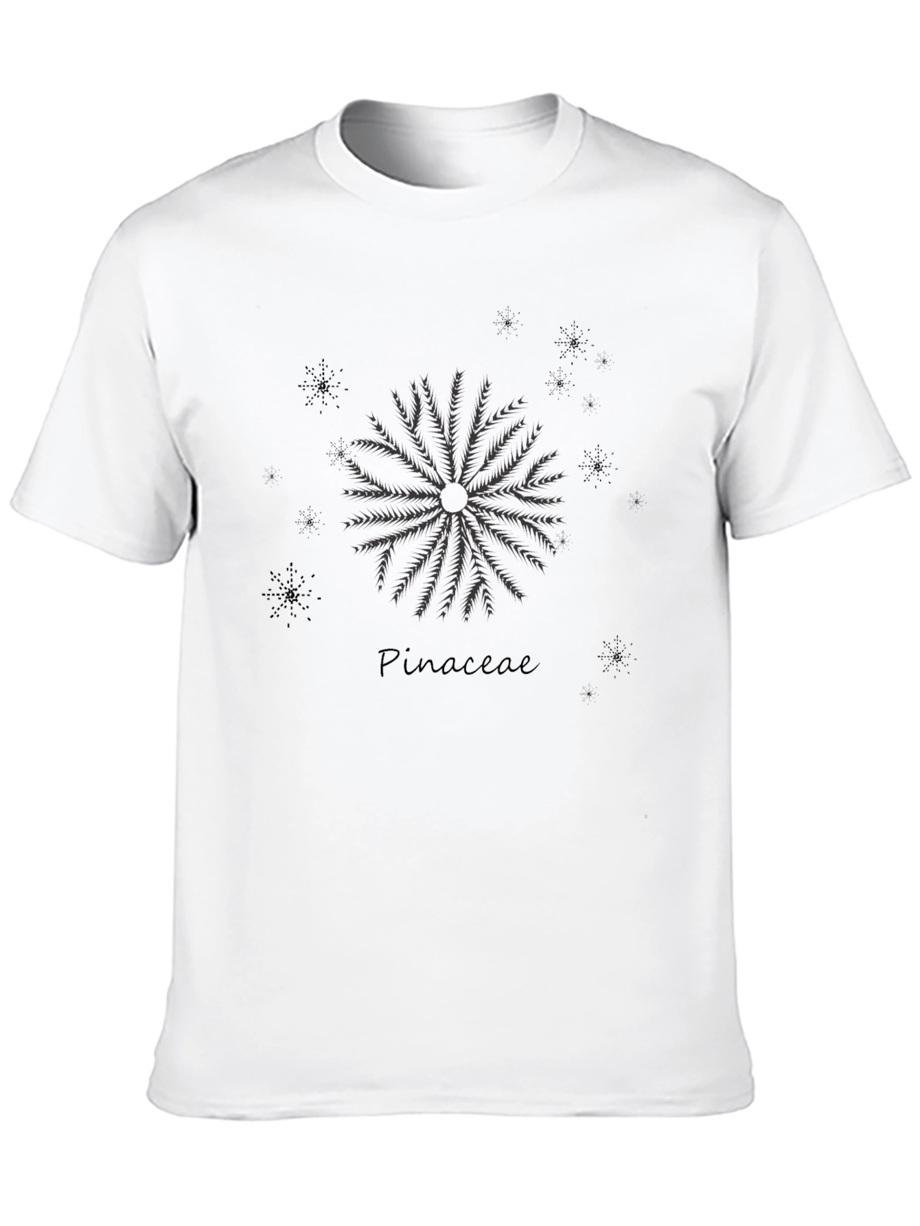 Pinaceae Graphic Black T-Shirt