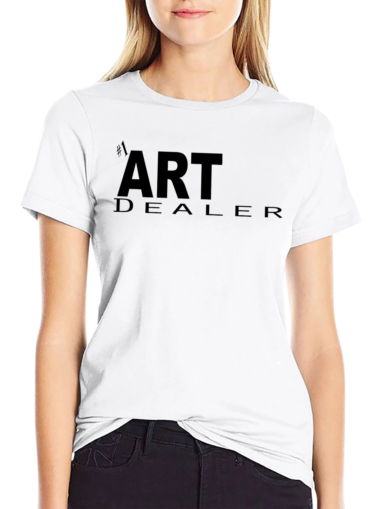 Art Dealer Black Graphic T-Shirt