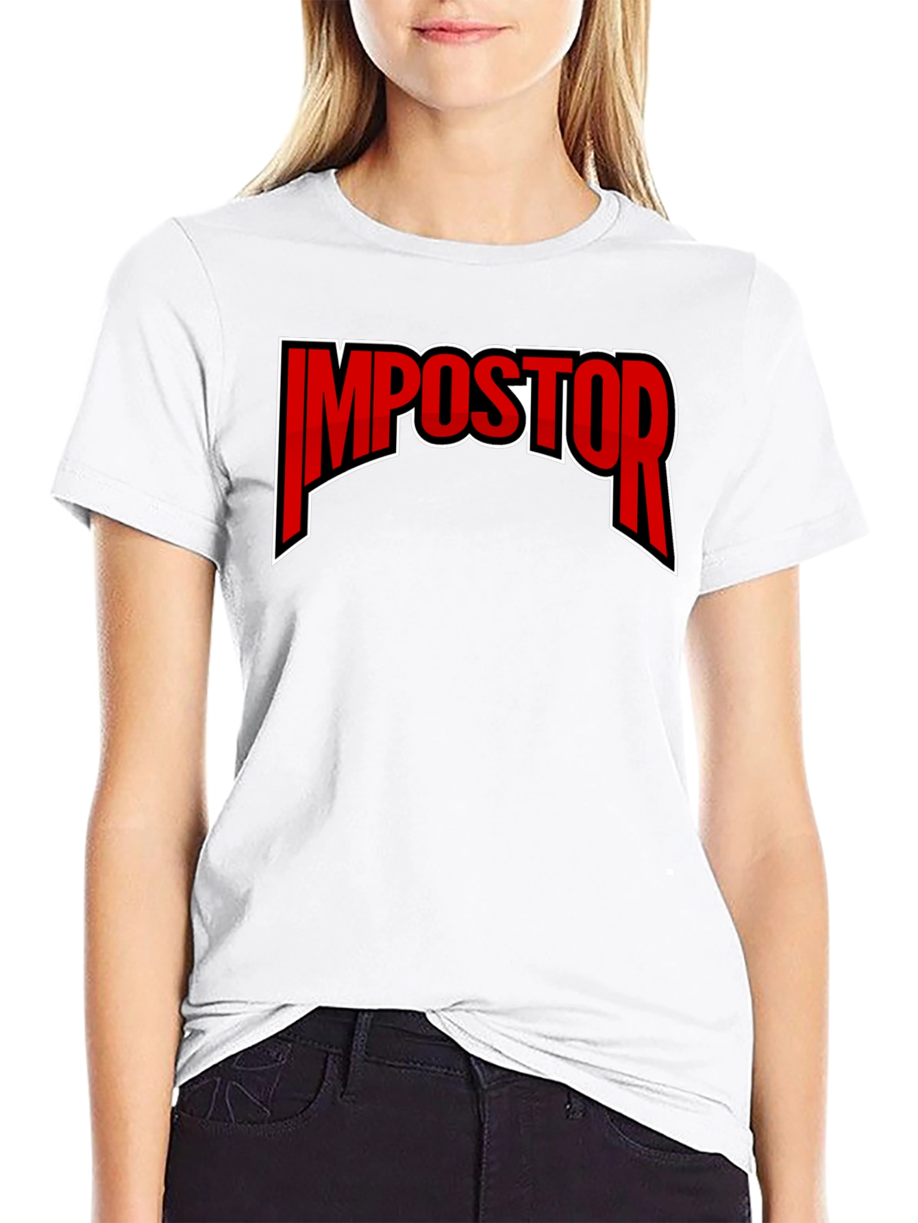 Impostor Graphic Print Crew Neck T-Shirt