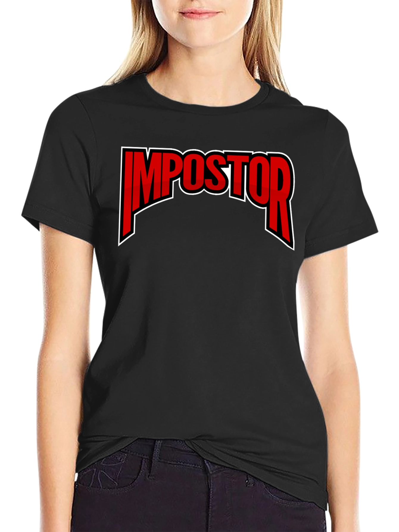 Impostor Graphic Print Crew Neck T-Shirt