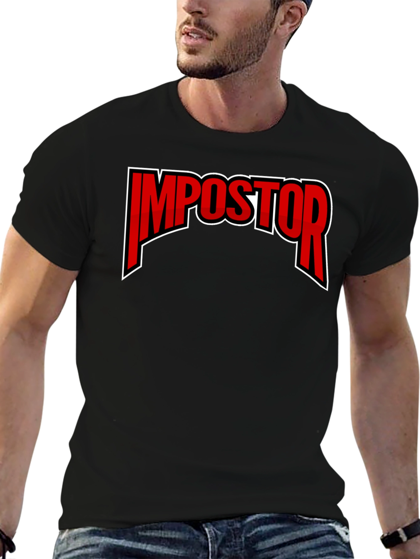 Impostor Graphic Print Crew Neck T-Shirt