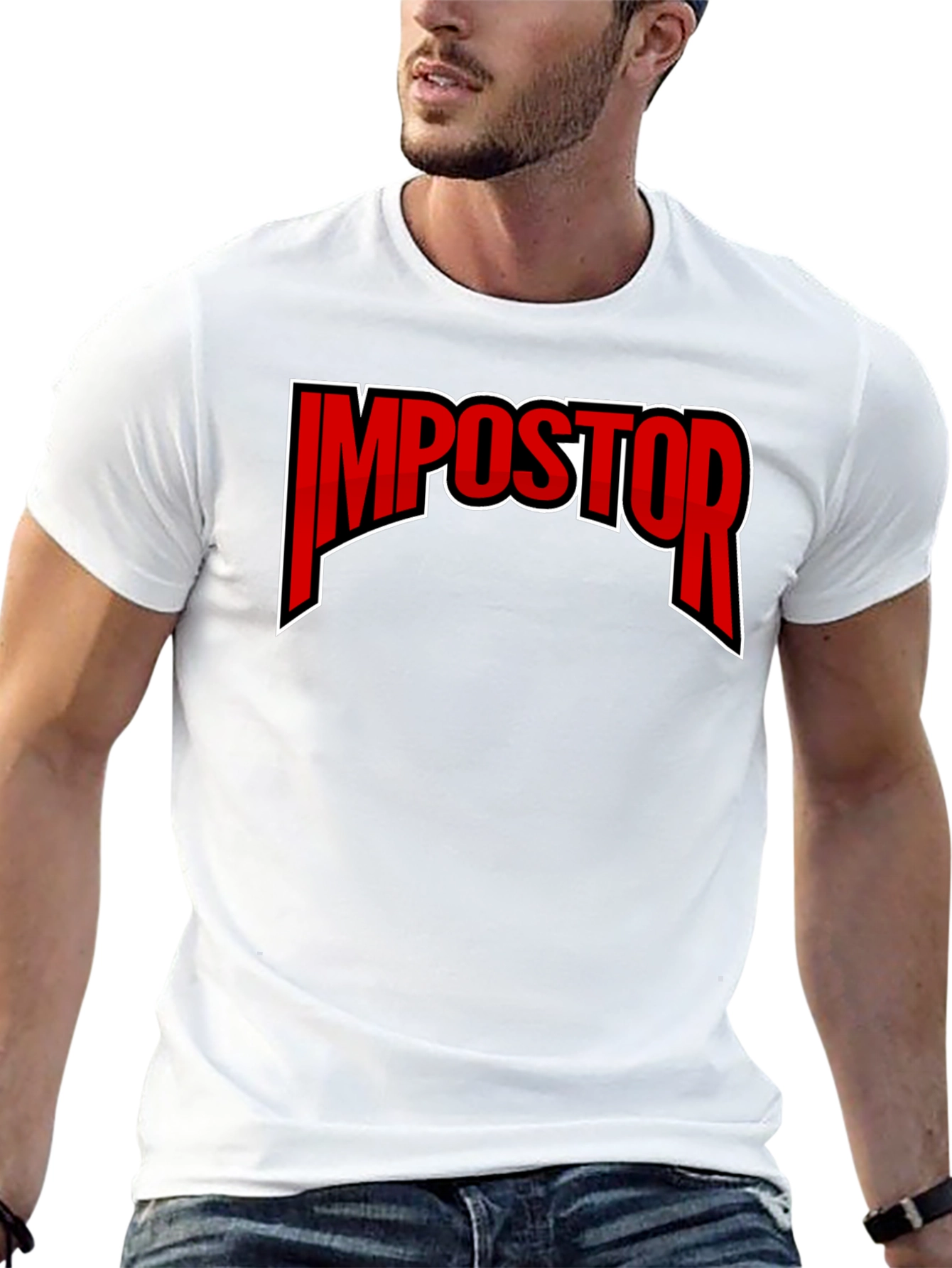 Impostor Graphic Print Crew Neck T-Shirt