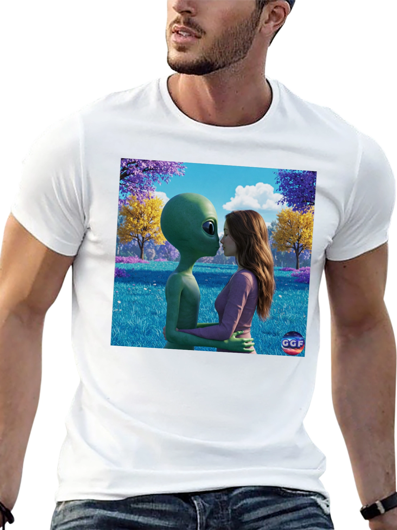Alien Romance Graphic Tee - Express Your Unique Style