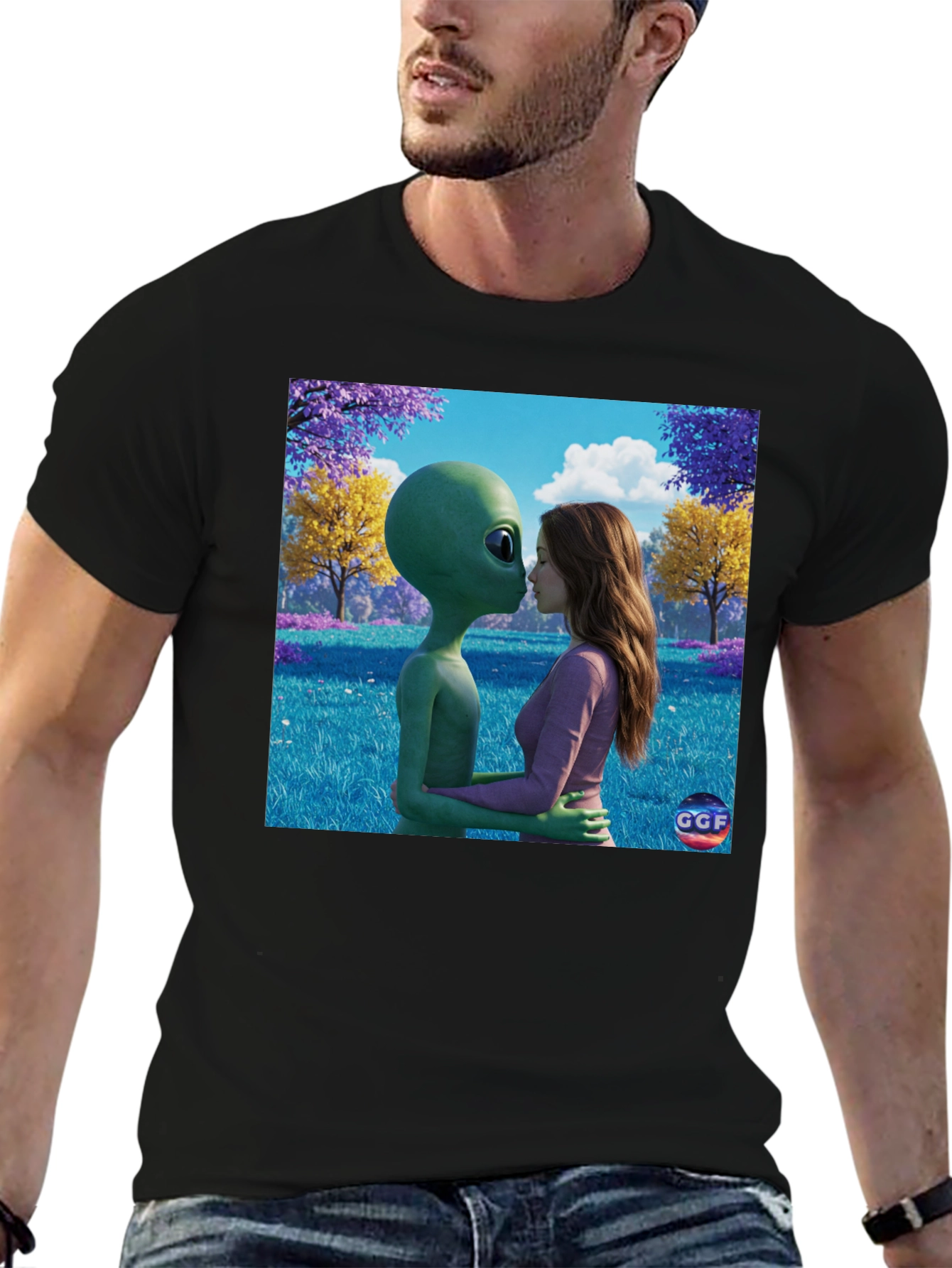 Alien Romance Graphic Tee - Express Your Unique Style