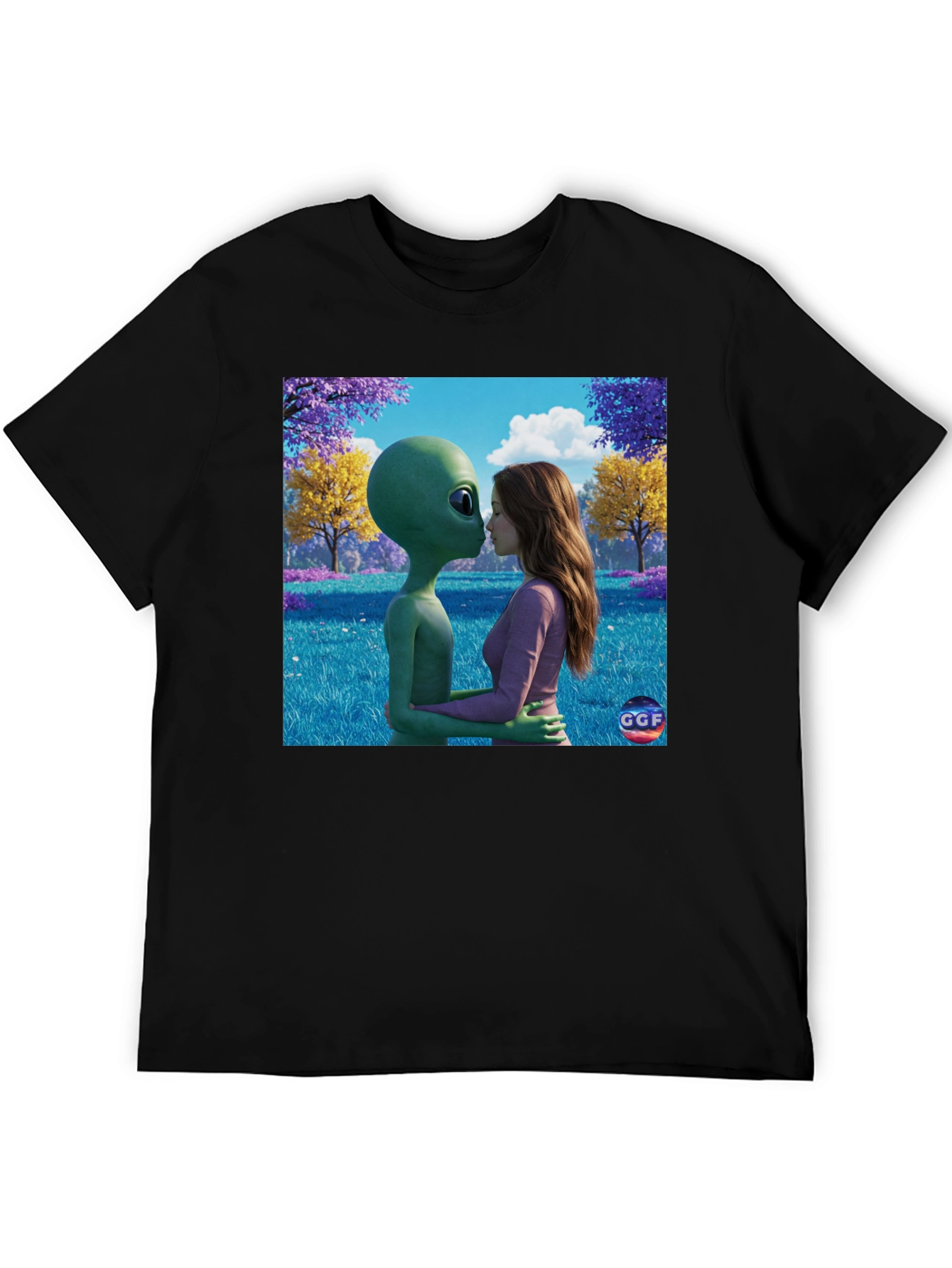 Alien Romance Graphic Tee - Express Your Unique Style