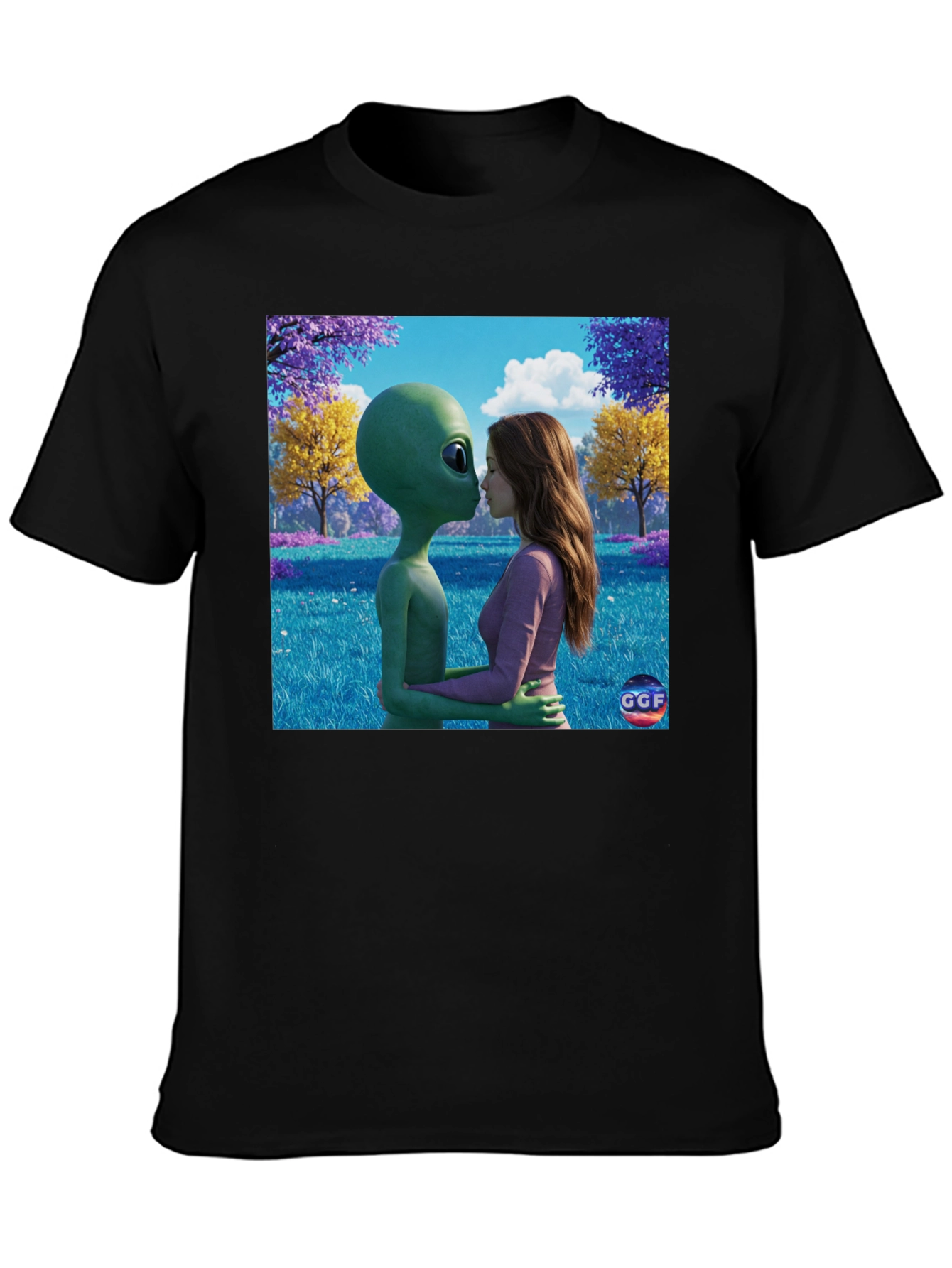 Alien Romance Graphic Tee - Express Your Unique Style