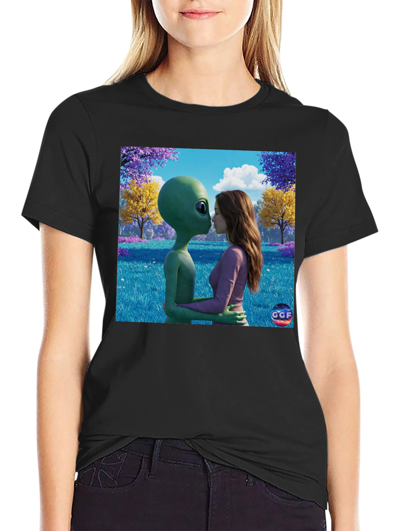 Alien Romance Graphic Tee - Express Your Unique Style