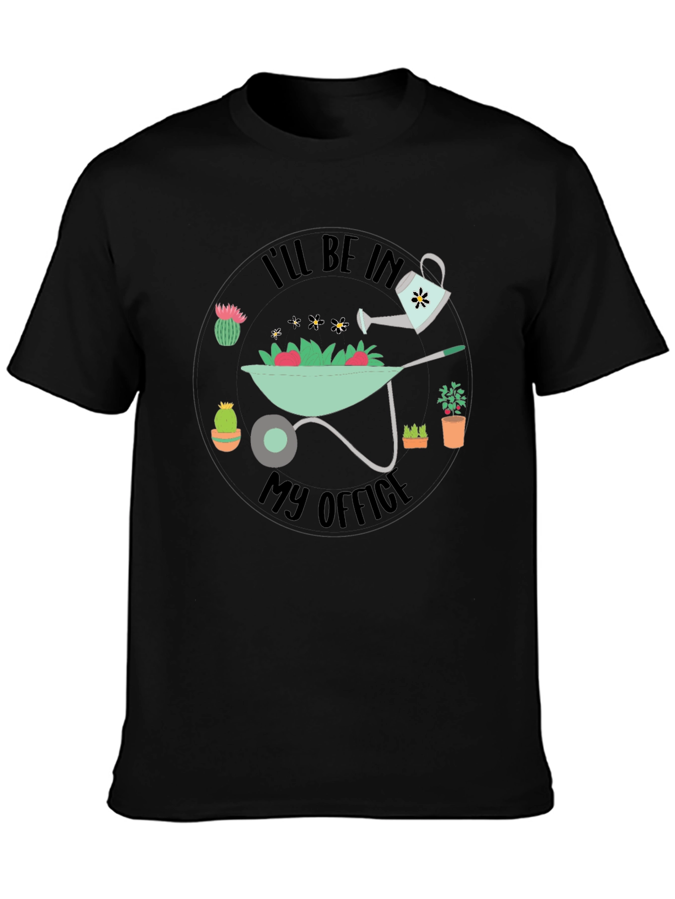 Gardening Office Graphic T-Shirt
