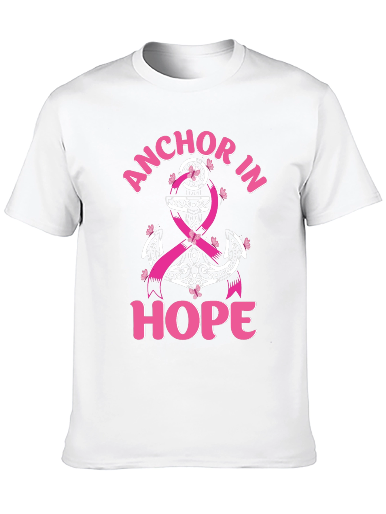 Anchor In Hope Breast Cancer Awareness Tee