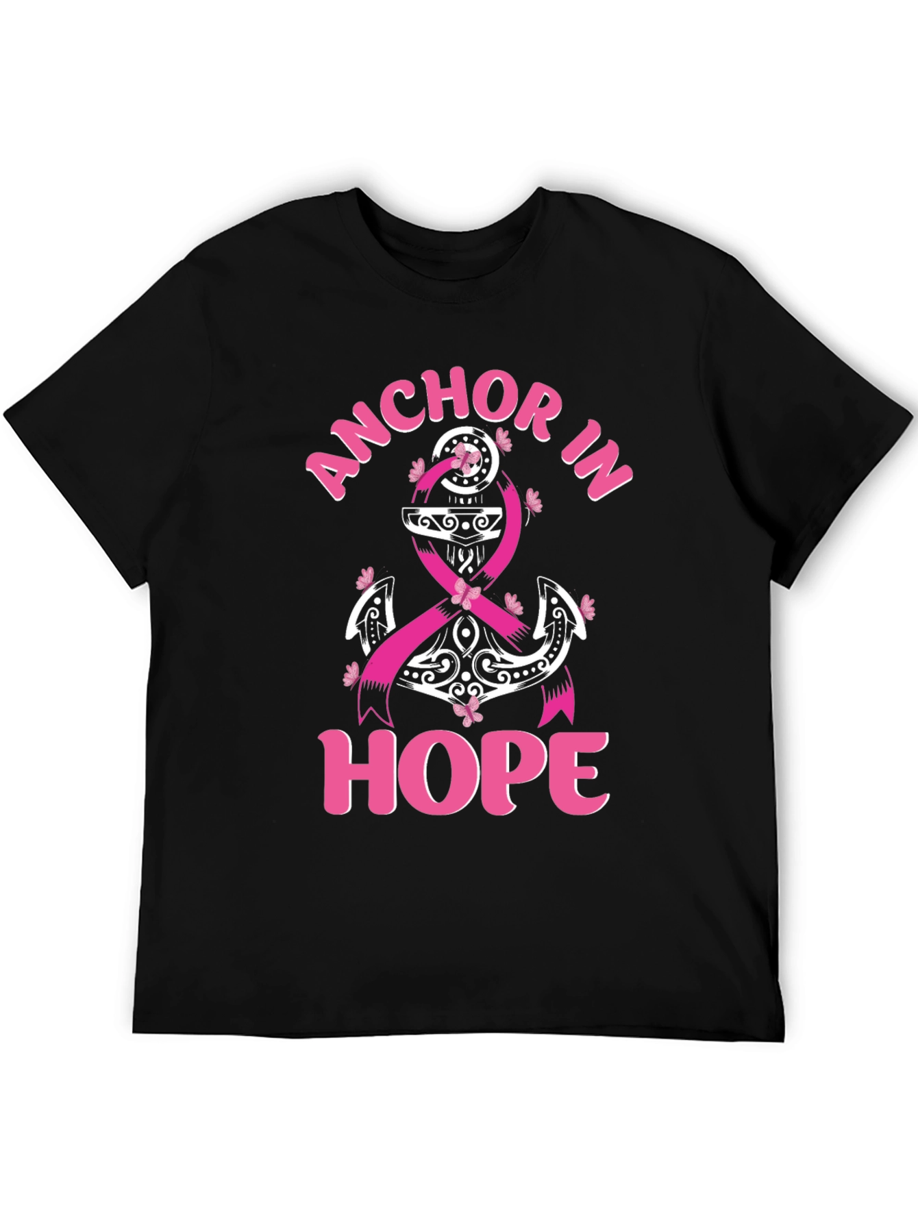 Anchor In Hope Breast Cancer Awareness Tee