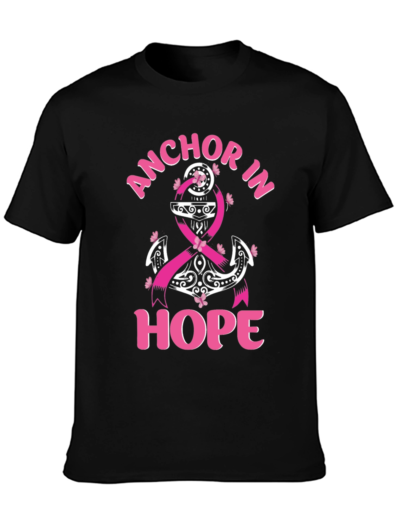 Anchor In Hope Breast Cancer Awareness Tee