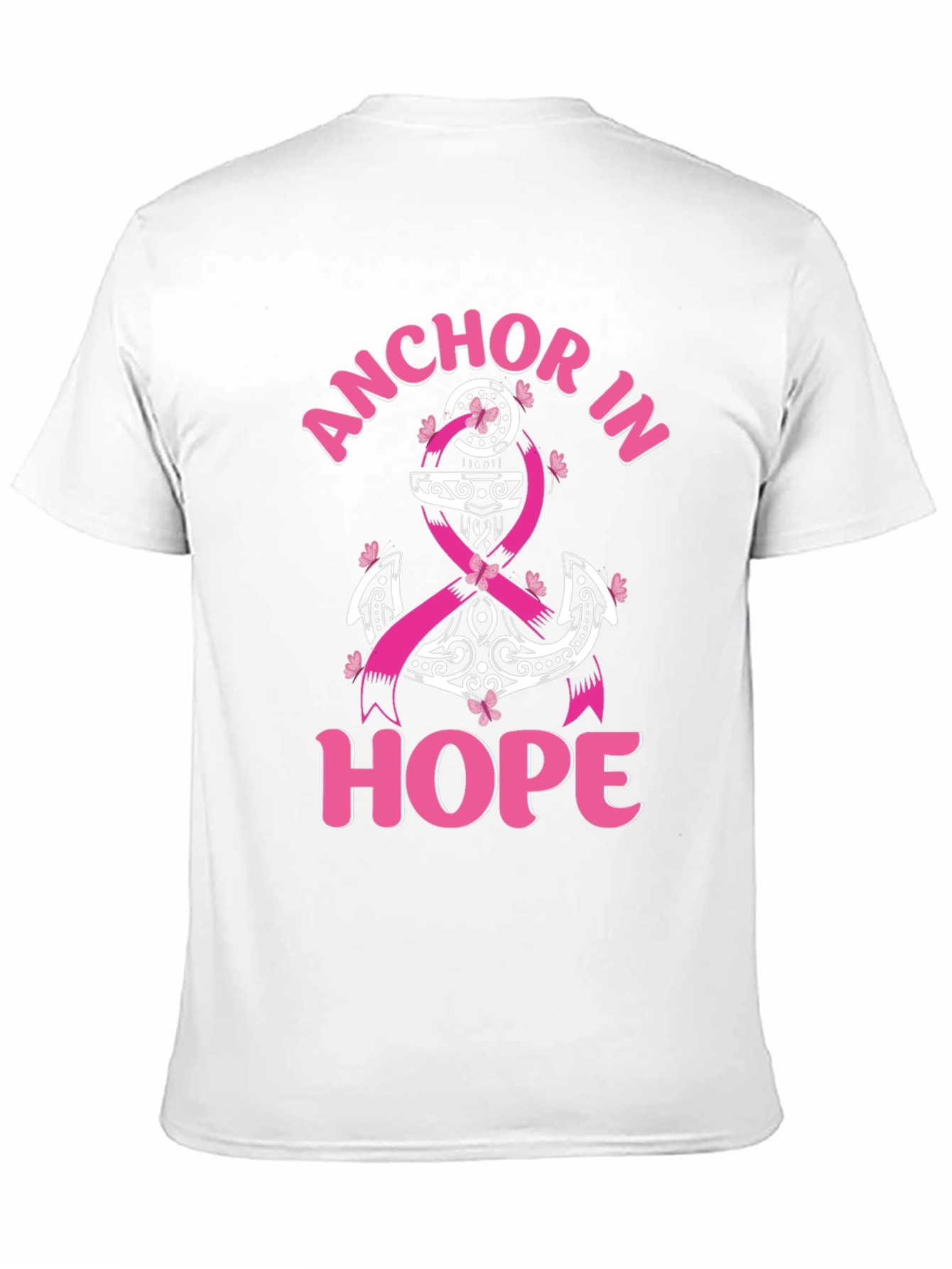 Anchor In Hope Breast Cancer Awareness Tee