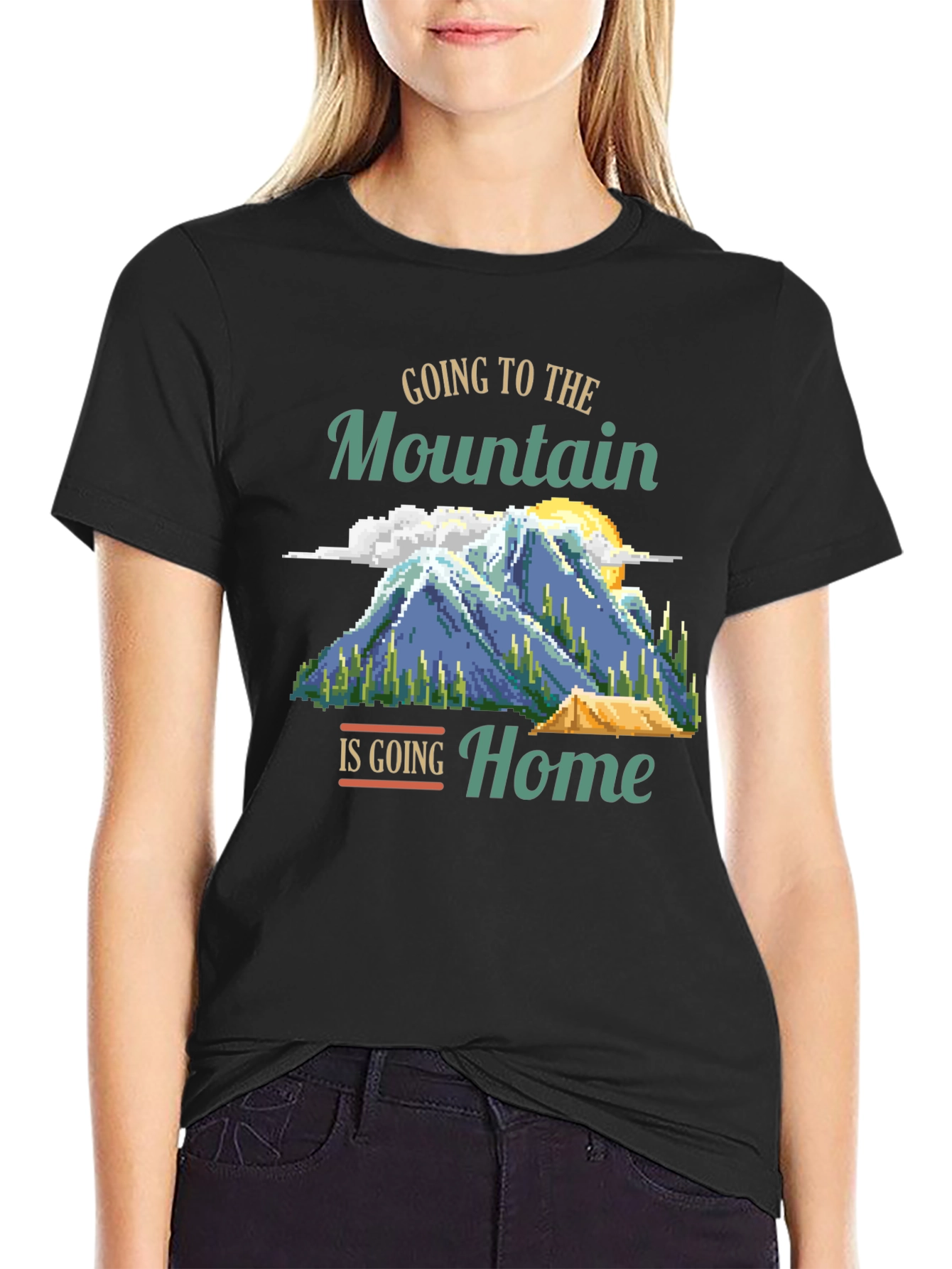 Mountain Home T-Shirt: Nature Lover Tee