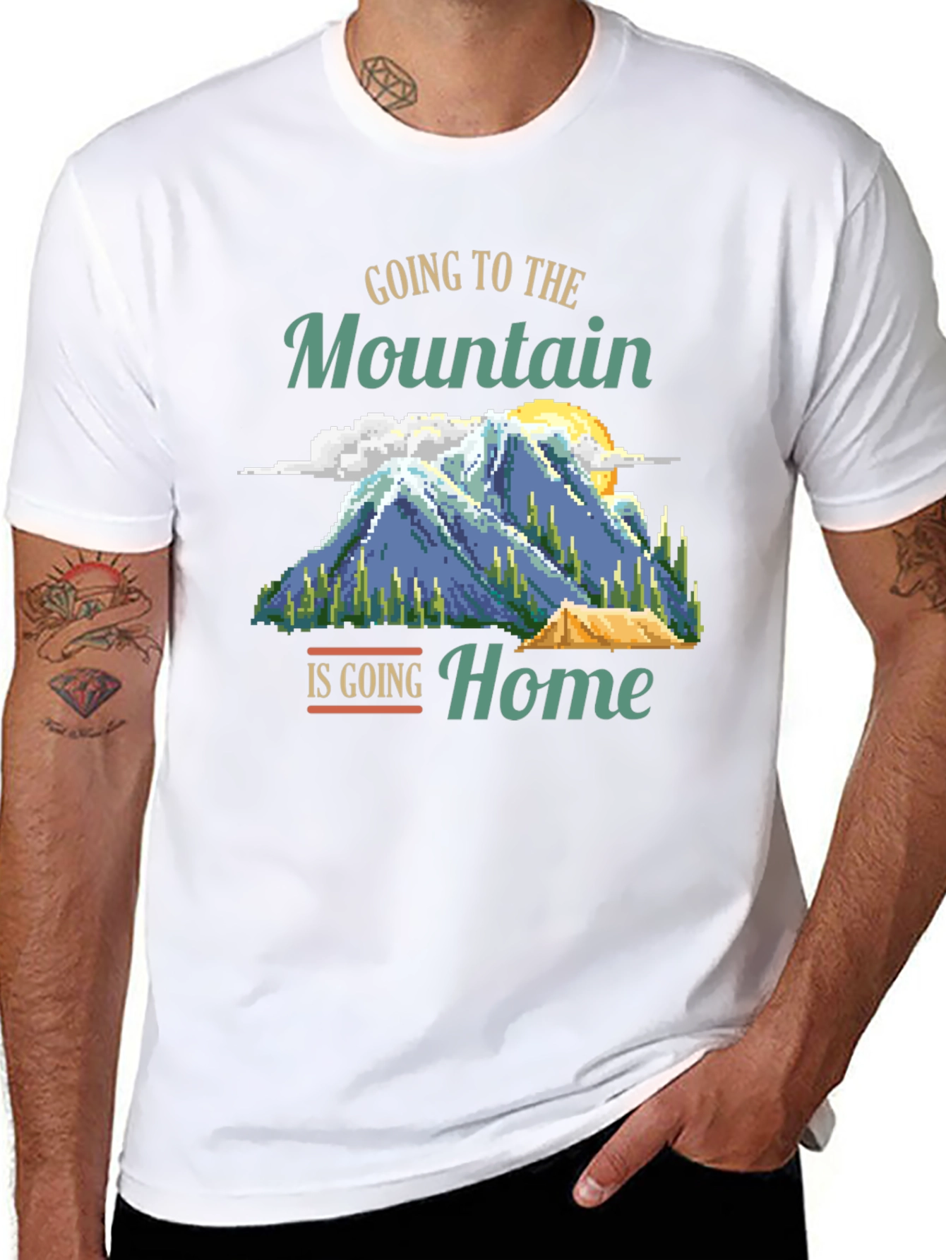 Mountain Home T-Shirt: Nature Lover Tee