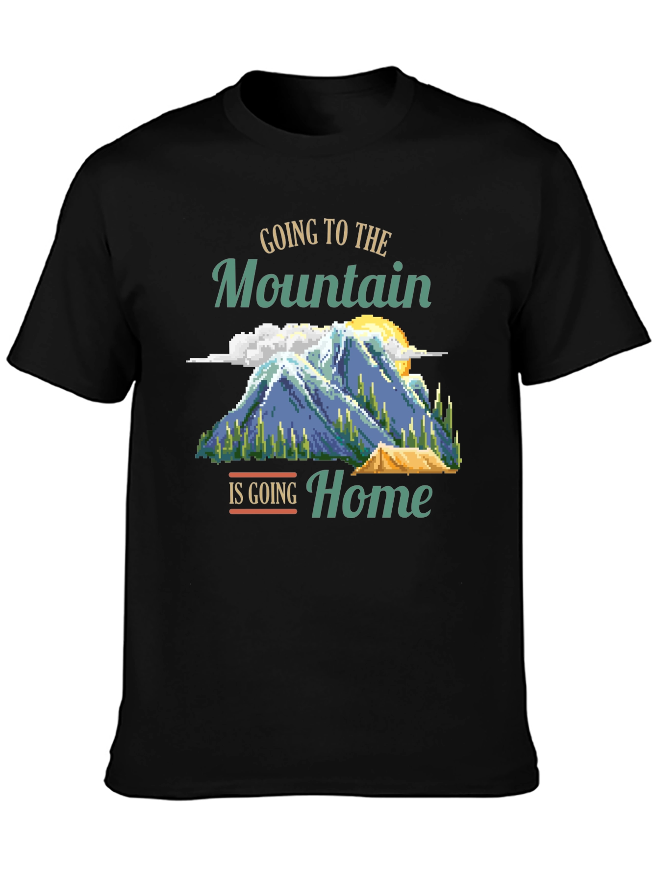 Mountain Home T-Shirt: Nature Lover Tee