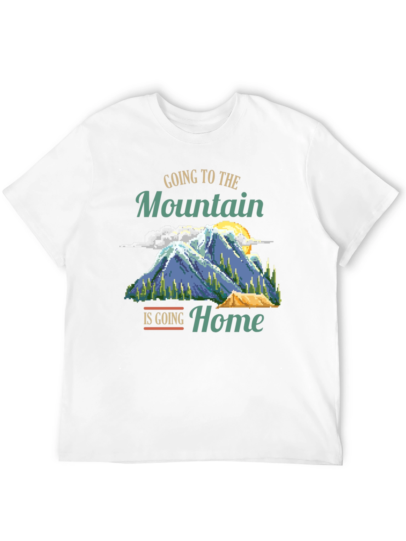 Mountain Home T-Shirt: Nature Lover Tee