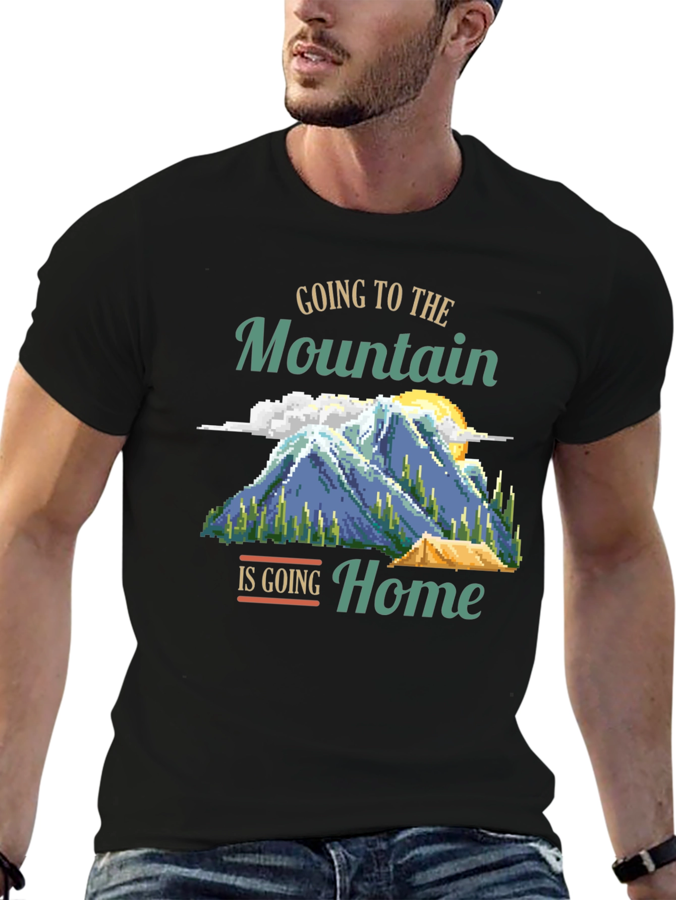 Mountain Home T-Shirt: Nature Lover Tee