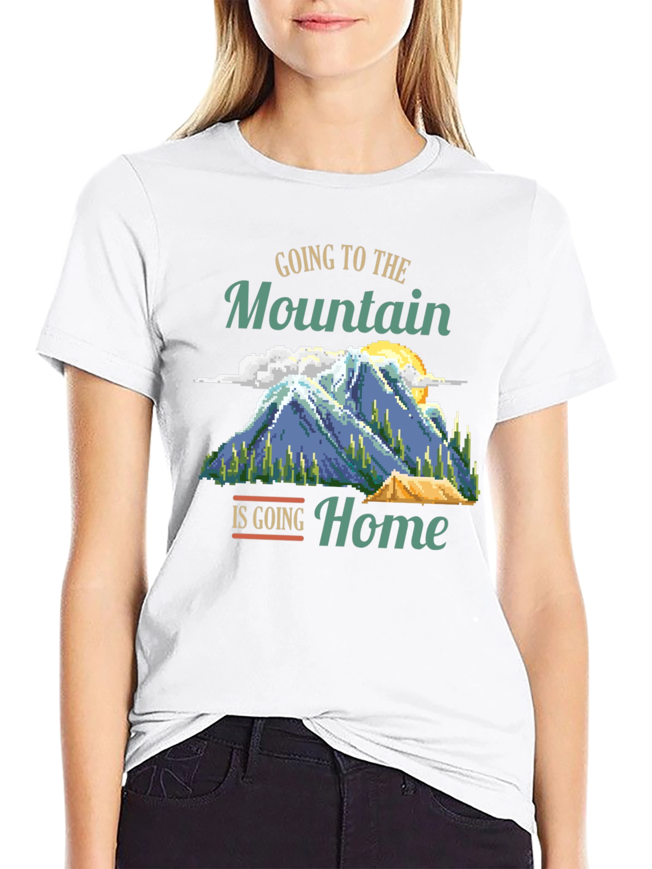 Mountain Home T-Shirt: Nature Lover Tee