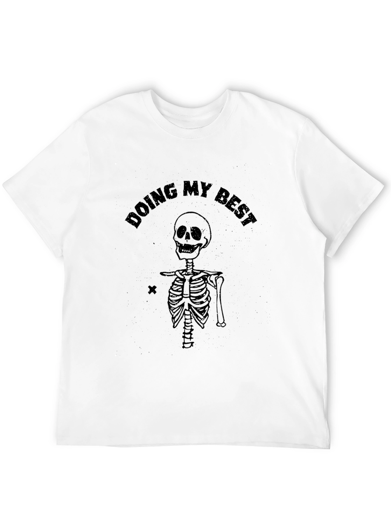 Doing My Best Skeleton Graphic T-Shirt