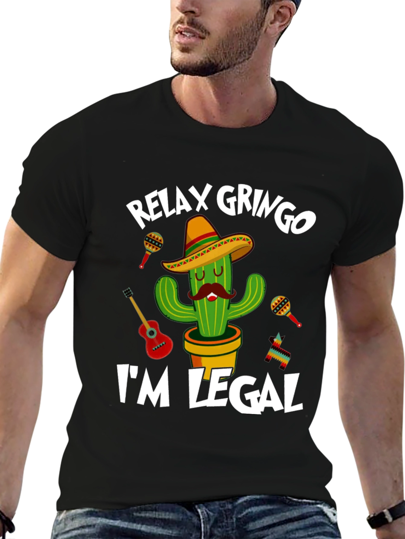 Relax Gringo Im Legal Cactus T-Shirt