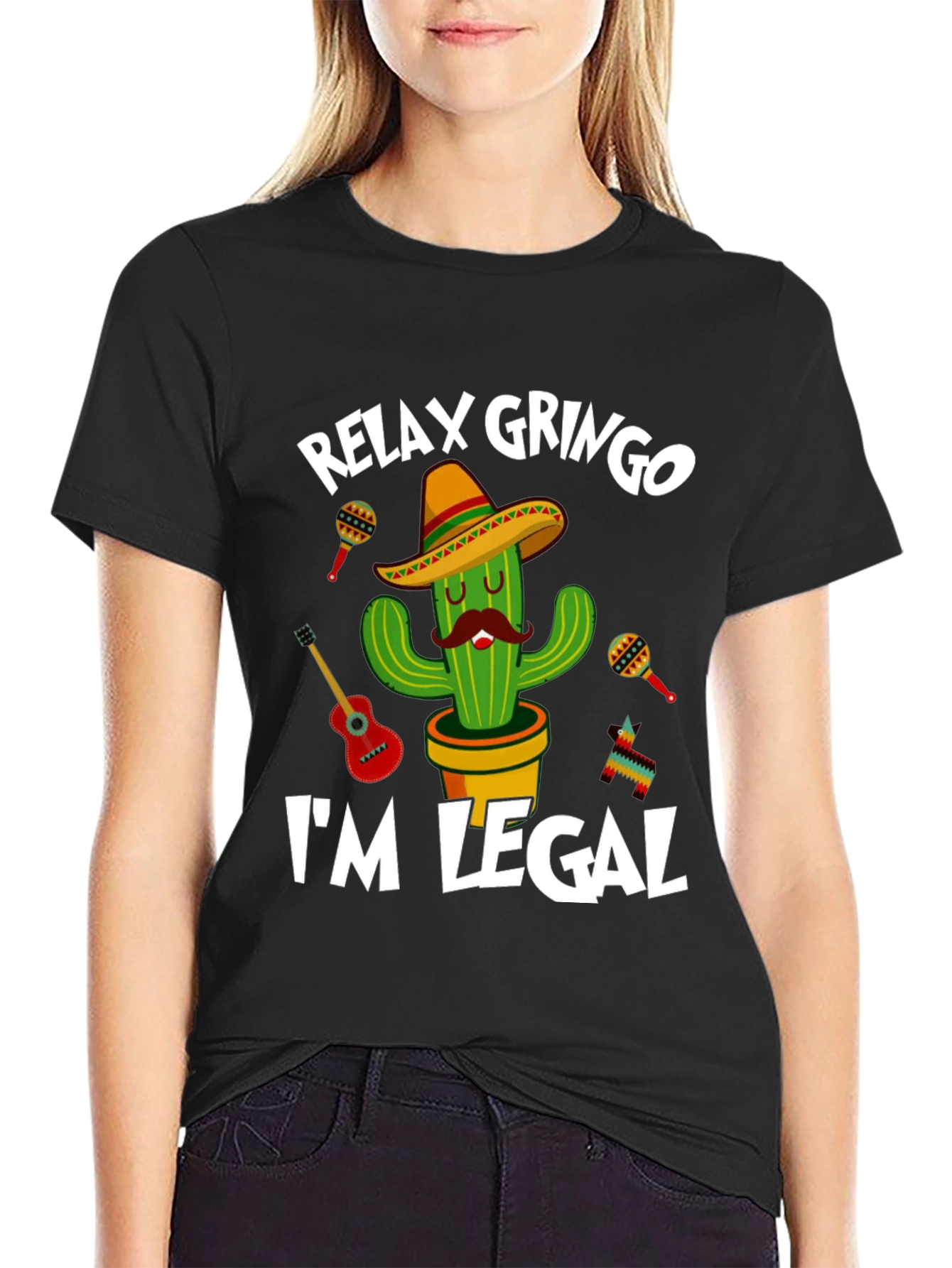 Relax Gringo Im Legal Cactus T-Shirt
