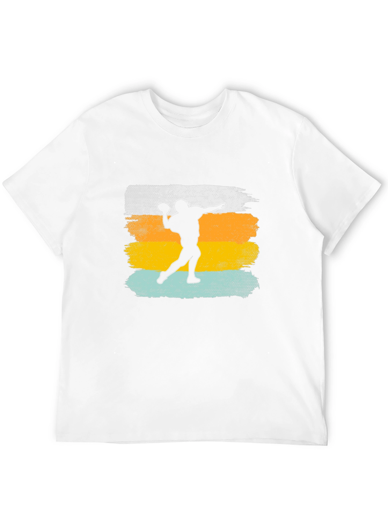 Retro Football Player T-Shirt