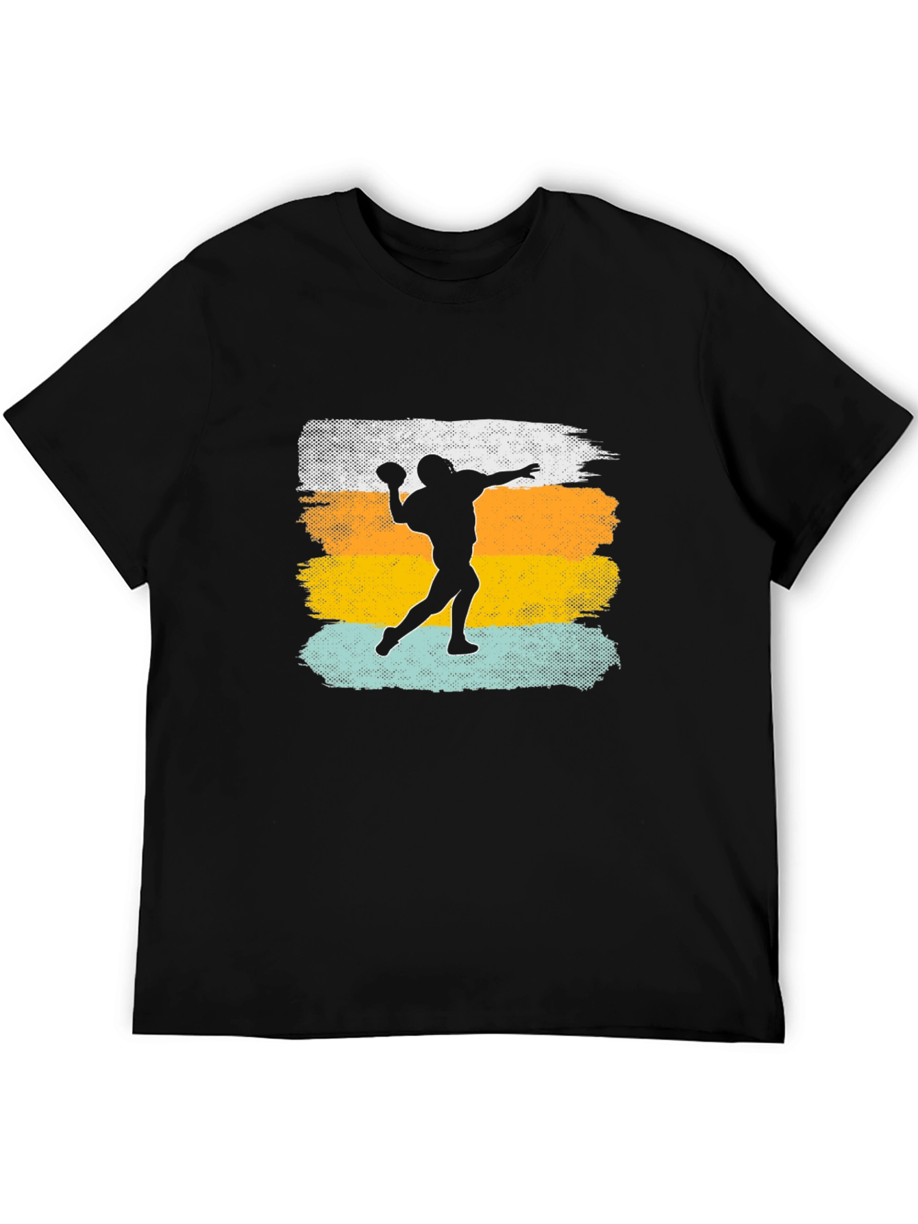 Retro Football Player T-Shirt
