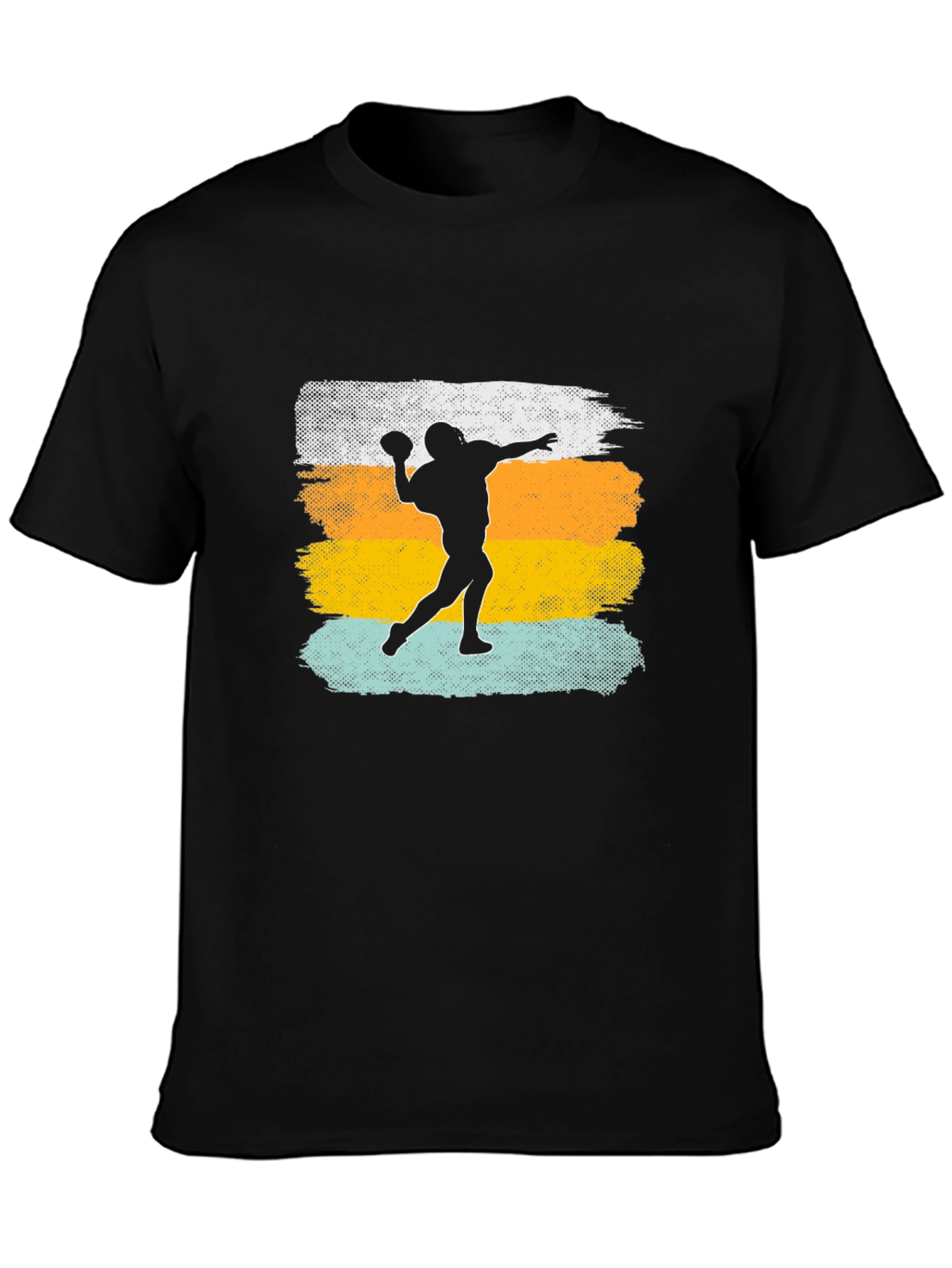 Retro Football Player T-Shirt