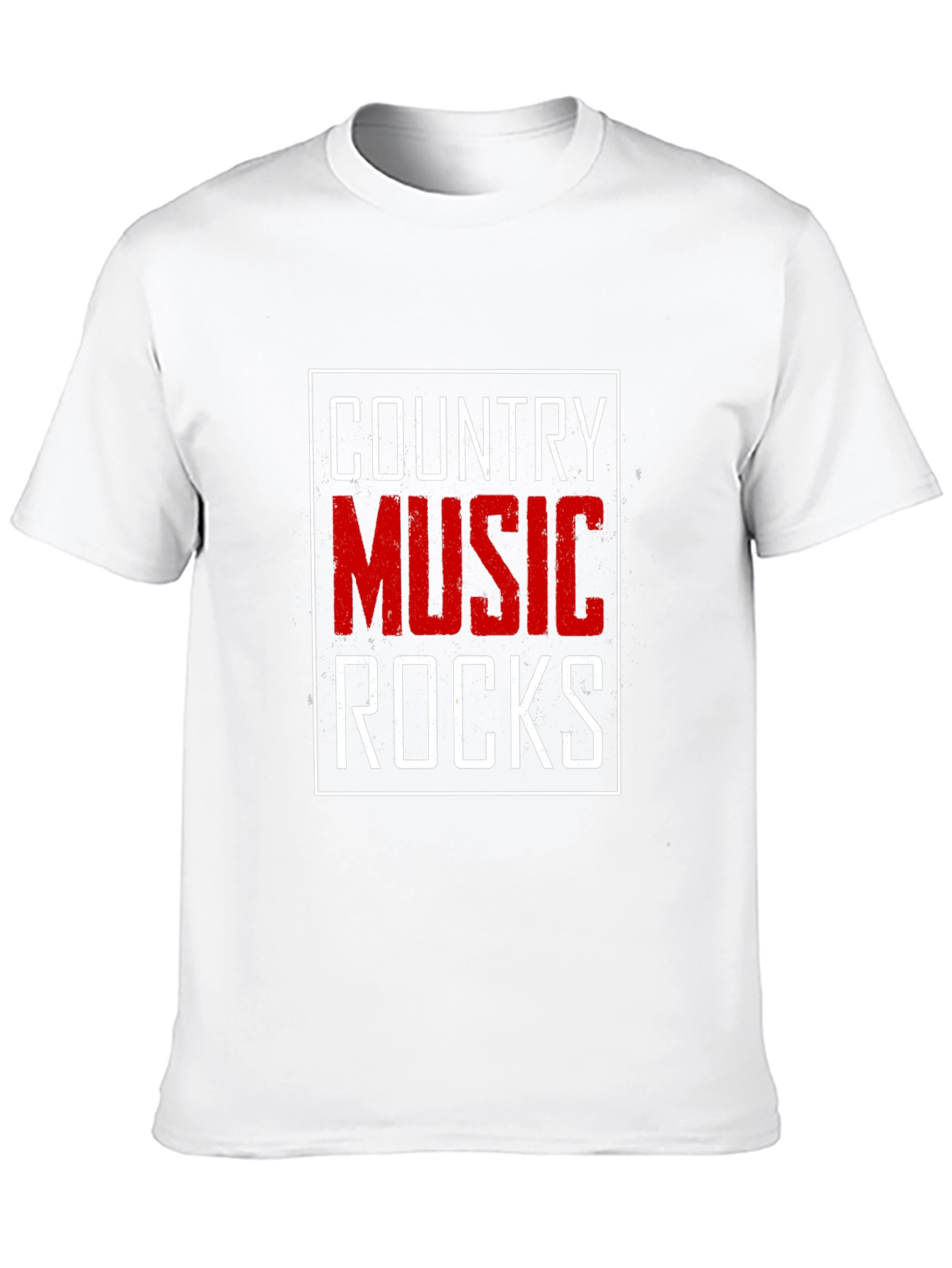 Country Music Rocks Graphic T-Shirt