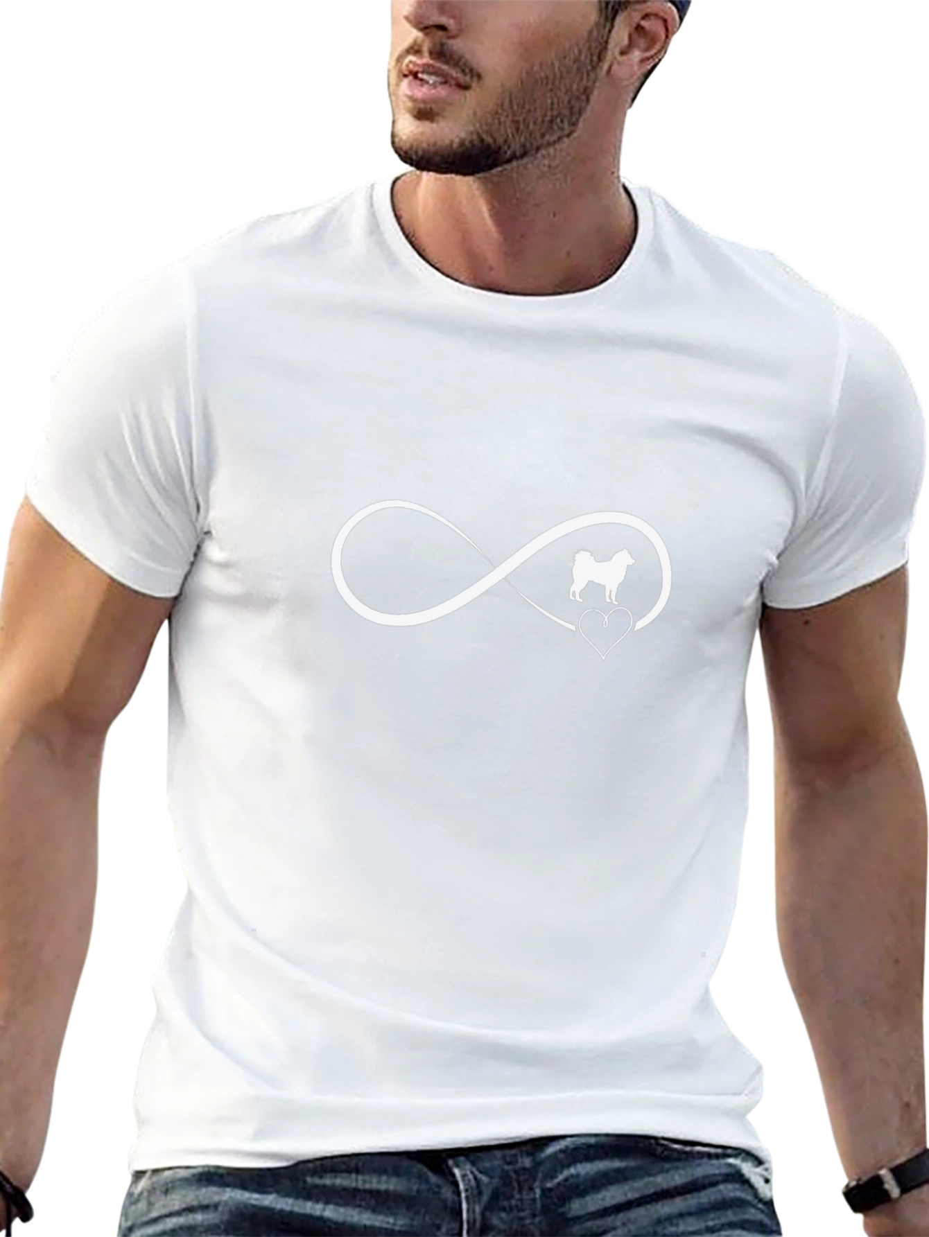 Dog Lover Infinity Heart T-Shirt