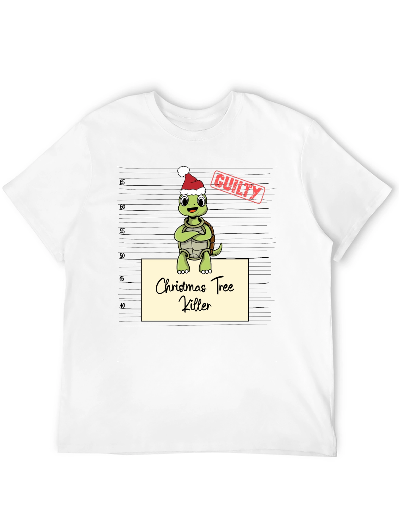 Christmas Tree Killer Turtle Graphic Tee