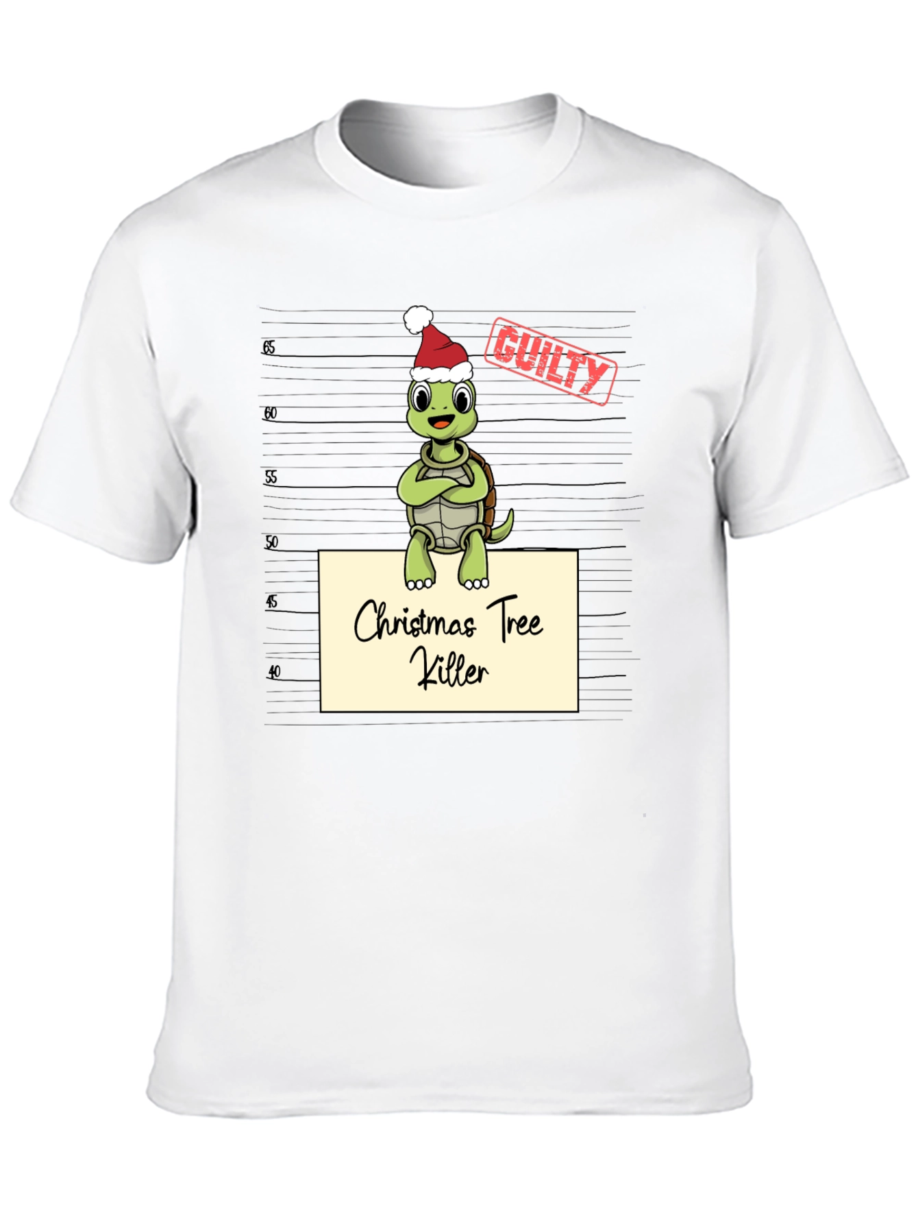 Christmas Tree Killer Turtle Graphic Tee
