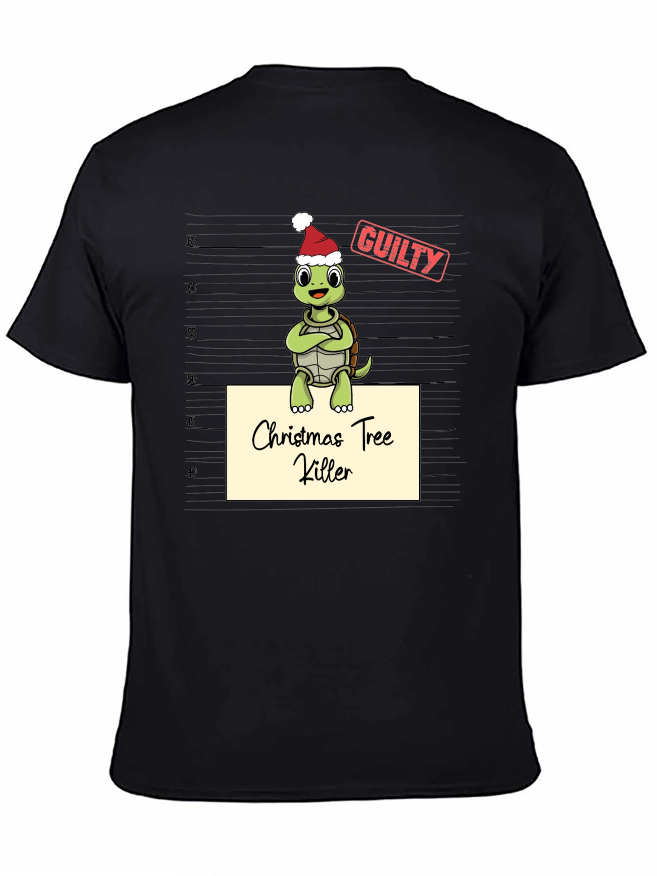 Christmas Tree Killer Turtle Graphic Tee