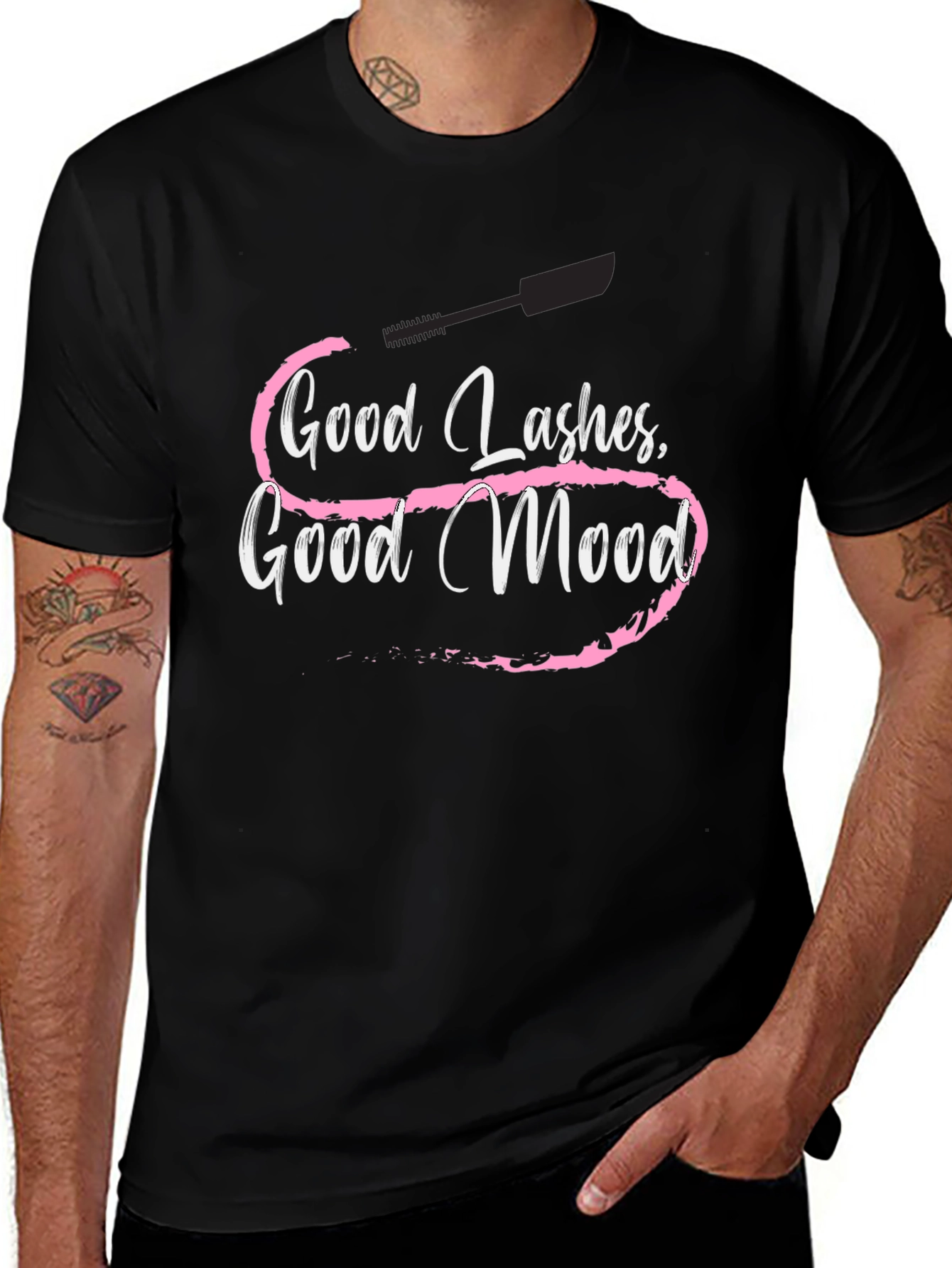 Good Lashes Good Mood Graphic Tee