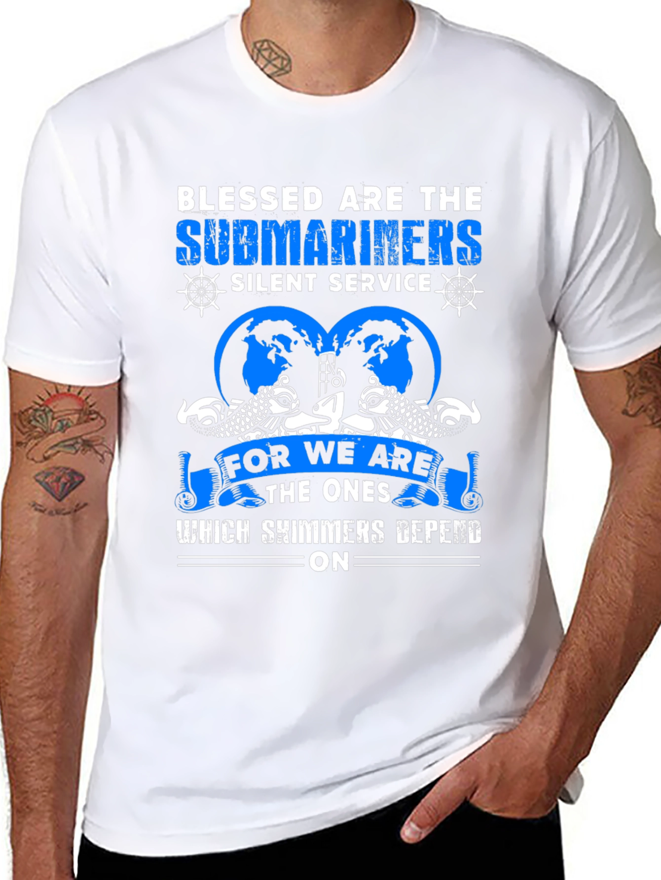 Submariners Silent Service Graphic T-Shirt